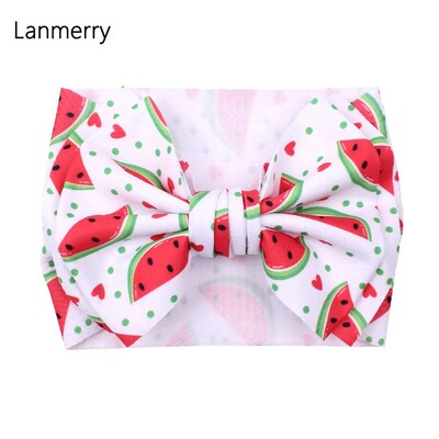 Fundă mare de păr de modă 7 inchi, bentite pentru fete, drăguț, banda elastică de păr pentru copii, turban solid pentru copii, accesorii de păr de vară 2022