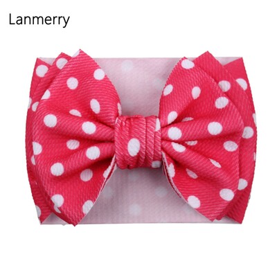 Fundă mare de păr de modă 7 inchi, bentite pentru fete, drăguț, banda elastică de păr pentru copii, turban solid pentru copii, accesorii de păr de vară 2022