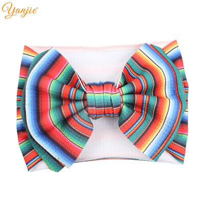 Fundă mare de păr de modă 7 inchi, bentite pentru fete, drăguț, banda elastică de păr pentru copii, turban solid pentru copii, accesorii de păr de vară 2022