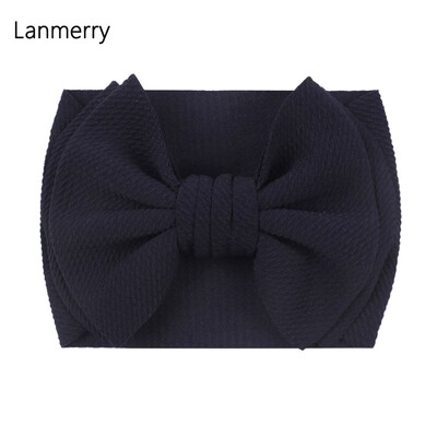 Fundă mare de păr de modă 7 inchi, bentite pentru fete, drăguț, banda elastică de păr pentru copii, turban solid pentru copii, accesorii de păr de vară 2022