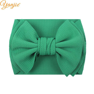 Fundă mare de păr de modă 7 inchi, bentite pentru fete, drăguț, banda elastică de păr pentru copii, turban solid pentru copii, accesorii de păr de vară 2022