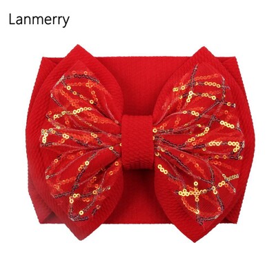 Fundă mare de păr de modă 7 inchi, bentite pentru fete, drăguț, banda elastică de păr pentru copii, turban solid pentru copii, accesorii de păr de vară 2022