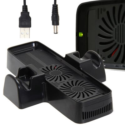 Za XBOX Game Controller Ventilator za hlađenje s Dual Dock postoljem za XBOX Game Controller Dodaci za igre koji odgovaraju XBOX 360 Slim