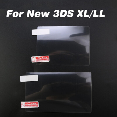1 set de folie de protecție pentru noul 3DS XL LL Filme transparente de protecție pentru ecran, de sus, de jos, pentru Nintend 3DS XL/LL