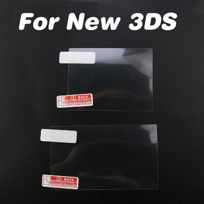 1 set de folie de protecție pentru noul 3DS XL LL Filme transparente de protecție pentru ecran, de sus, de jos, pentru Nintend 3DS XL/LL