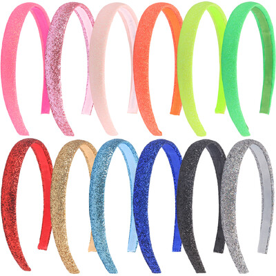 1 gab Mirdzošas, mirdzošas, mirdzošas meiteņu galvas lentes, dzirksti 2 cm platas matu lentes, meiteņu galvassegas, bērniem, bērnu ballīšu dekorēšana, matu aksesuāri
