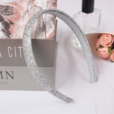 1 db Aranyos csillogó fejpántok lányoknak csillogó 2 cm széles hajpántok lányoknak fejpántok gyerekeknek gyerekek parti dekoráció haj kiegészítők