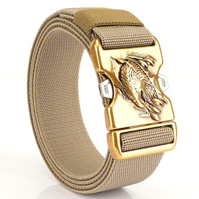 Ανδρική ζώνη κυνηγιού εξωτερικού χώρου XUHU Μεταλλική ζώνη τακτικής πολυλειτουργικής πόρπης από κράμα Υψηλής ποιότητας ανδρική ζώνη από καμβά Marine Corps