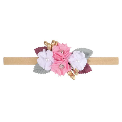 1 buc Bentiță pentru fetiță, cu flori drăguțe, bandă elastică pentru păr, cap nou-născut, bentiță pentru copii, accesorii pentru copii, cadouri de Crăciun
