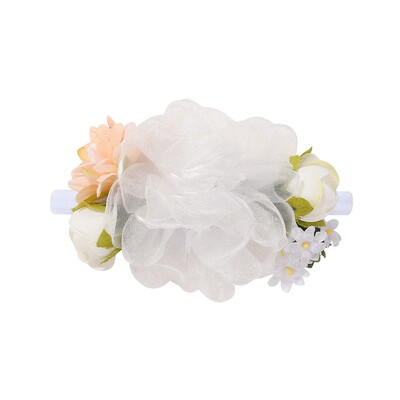 1 buc Bentiță pentru fetiță, cu flori drăguțe, bandă elastică pentru păr, cap nou-născut, bentiță pentru copii, accesorii pentru copii, cadouri de Crăciun