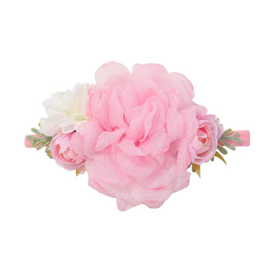 1 buc Bentiță pentru fetiță, cu flori drăguțe, bandă elastică pentru păr, cap nou-născut, bentiță pentru copii, accesorii pentru copii, cadouri de Crăciun