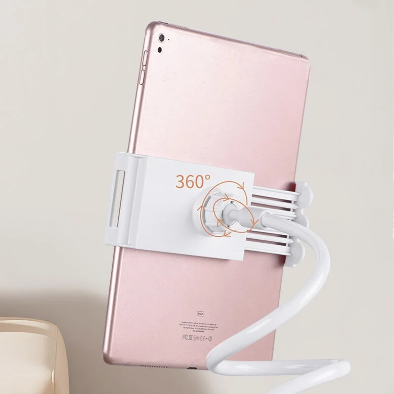 Noćni stolić Stalak za tablete Podesiva dugačka stezaljka za tablet Lazy stalak Prikladan za iPad Samsung Xiaomi 4-11 inča