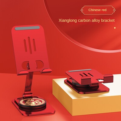 Forgó fém mobiltelefon táblagép tartó állvány asztali élő közvetítés kerete összecsukható támogatás okostelefonhoz iPad konzol markolat