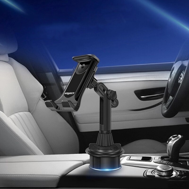 Universal 360 Car Cup Holder Tablet Auto Radle Mount Mobile for Apple iPad Pro 12.9 Air 2019 Mini 4 5 Samsung Tab S7 Plus 12.4