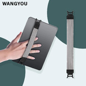 Stojan na tablet pre iPad 9,7 10,5 palcov, univerzálny popruh na ruku, kožená rukoväť, bezpečnostný popruh na ruku pre iPad/Xiaomi/Samsung