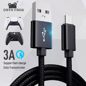 DATA FROG Cablu de încărcare 2m 3m pentru controler PS5 Cablu de alimentare USB tip C pentru Playstation 5//Seria Xbox SX Accesorii pentru gamepad