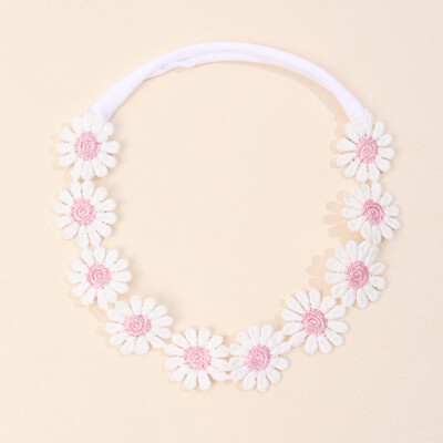 1 buc. Bentită cu margarete pentru copii, cu flori, elastică, bentiță de păr pentru fete de primăvară, accesorii pentru păr pentru copii, bentite