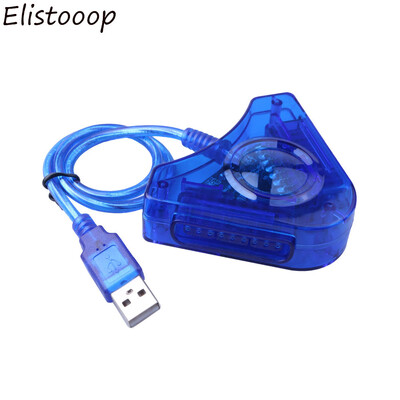 Joypad játék USB kettős lejátszó konverter PS2 PC játékokhoz CD adapter kábel Playstation 2 PC USB játékvezérlő CD meghajtóhoz