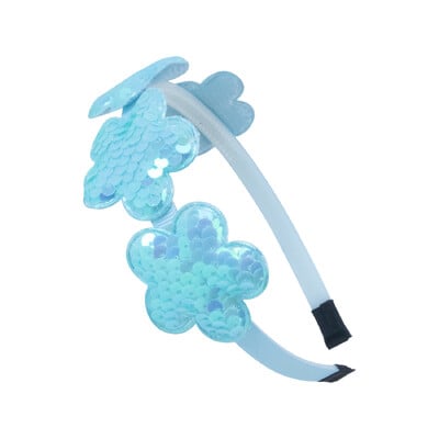 1 db Flitter virágos fejpántok gyerekeknek műanyag fogak hajpántok virágos fejpántok gyerekeknek lányoknak hajkiegészítők