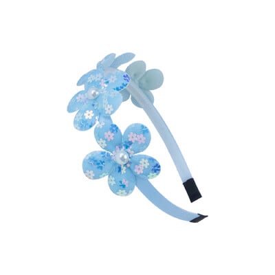 1 db Flitter virágos fejpántok gyerekeknek műanyag fogak hajpántok virágos fejpántok gyerekeknek lányoknak hajkiegészítők