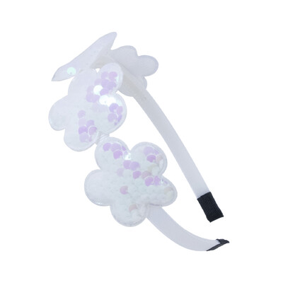 1 db Flitter virágos fejpántok gyerekeknek műanyag fogak hajpántok virágos fejpántok gyerekeknek lányoknak hajkiegészítők