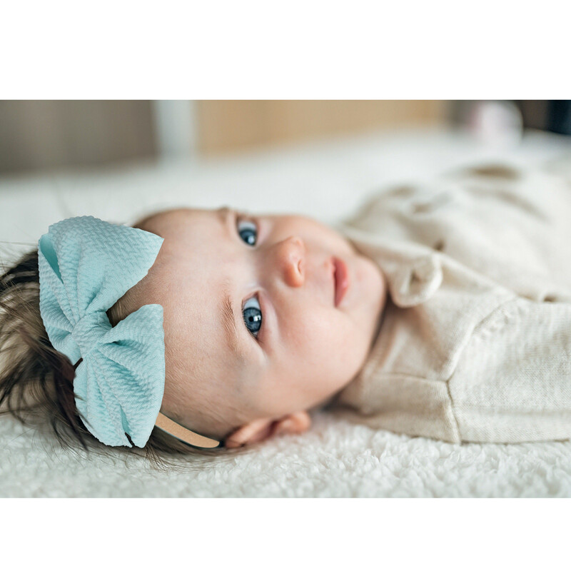 10 bucăți bentițe pentru bebeluși benzi de păr din nailon funde de păr benzi elastice pentru fete nou-născuți sugari copii mici accesorii de păr