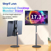 Cdisplay φορητή βάση οθόνης με ρυθμιζόμενο ύψος βάση επιτραπέζιου υπολογιστή για 4,7-17,3 ιντσών βάση στήριξης οθόνης tablet τηλεφώνου