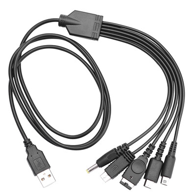5 az 1-ben USB töltőkábel Nintendo-hoz Új 3DS Xl Nds Lite Ndsi Ll Wii U töltőkábel Nintendo Gba-hoz Sony Psp 1000/2000-hez