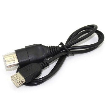 Καλώδιο USB για XBOX Θηλυκό USB σε αυθεντικό προσαρμογέα ελεγκτή παιχνιδιών Xbox Μετατροπή καλωδίου γενιάς AV Audio Video Composite Wire