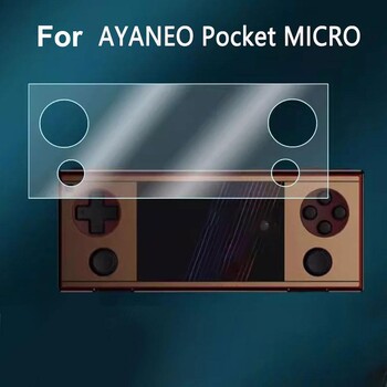 Протектор за екран на игрова конзола за AYANEO Pocket MICRO HD Прозрачен протектор за екран, устойчив на надраскване Меко фолио Лесно инсталиране B1N7