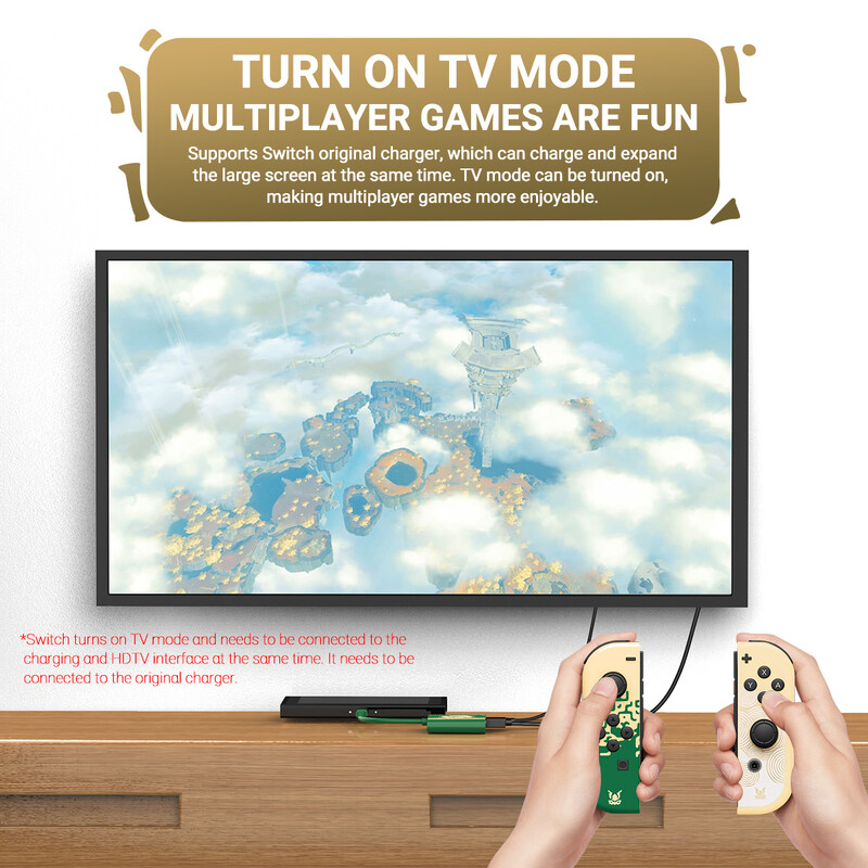 4K HDTV USB 3.0 priključak i USB C punjačka putna stanica 100 W PD punjenje za Nintendo Switch/Nintendo Switch OLED model