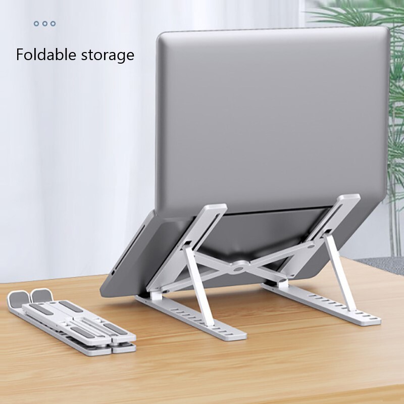 Nový prenosný držiak na notebook iPad, nastaviteľný skladací držiak pre Macbook Air Pro 9-15 palcov, zdvíhací, protišmykový chladiaci držiak