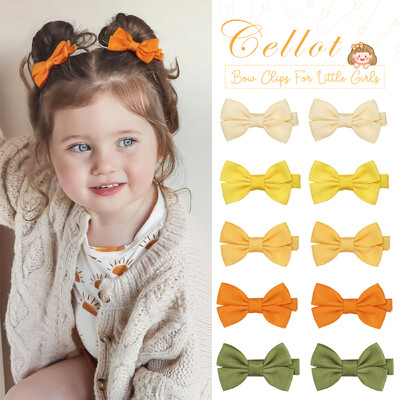 12/20 buc. Agrafe pentru funde de păr pentru bebeluși de 2 inch, complet căptușite, fără alunecare, pentru păr fin, fete, sugari, copii mici