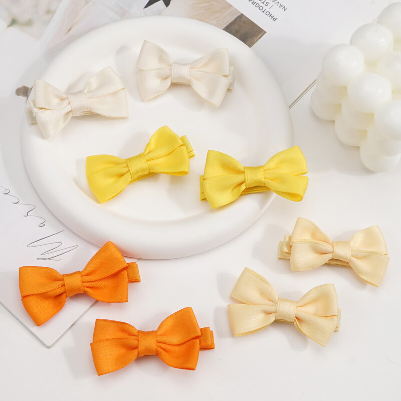 12/20 buc. Agrafe pentru funde de păr pentru bebeluși de 2 inch, complet căptușite, fără alunecare, pentru păr fin, fete, sugari, copii mici