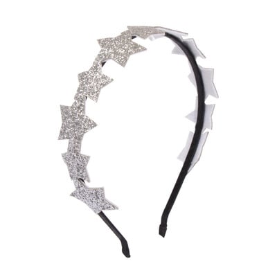 Sweet Girls Cseresznye Csillagok Fej karika Arany Ezüst Keret Gyerekek Virágok Fejpánt Hajpántok Díszek Hajkiegészítők