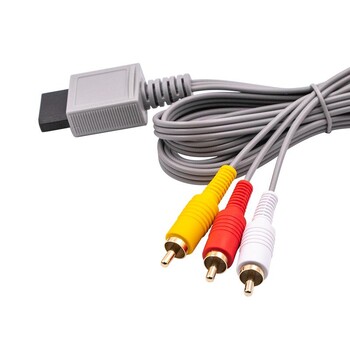 Universal AV Cable for Nintendo Wii Controller Console, Audio Video Av Cable Cable Composite For Will