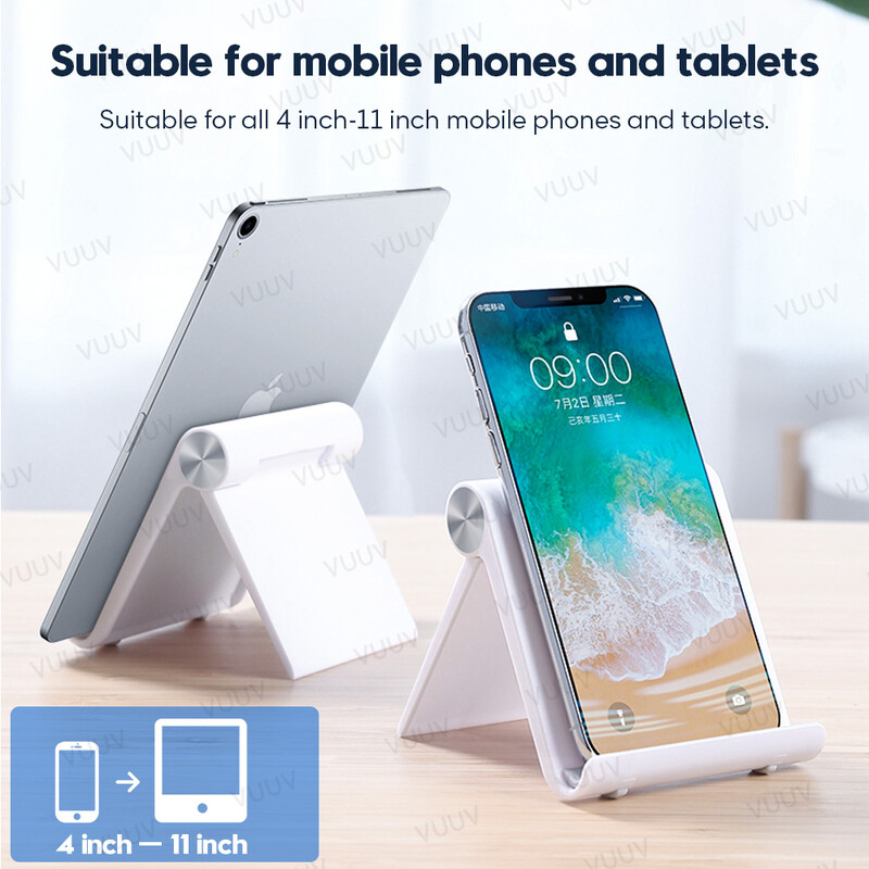 Suport de birou pliabil VUUV pentru suport tabletă iPad pentru tabletă de 4-11 inci Suport tabletă pentru telefon mobil pentru Xiaomi Pad Samsung Lenovo