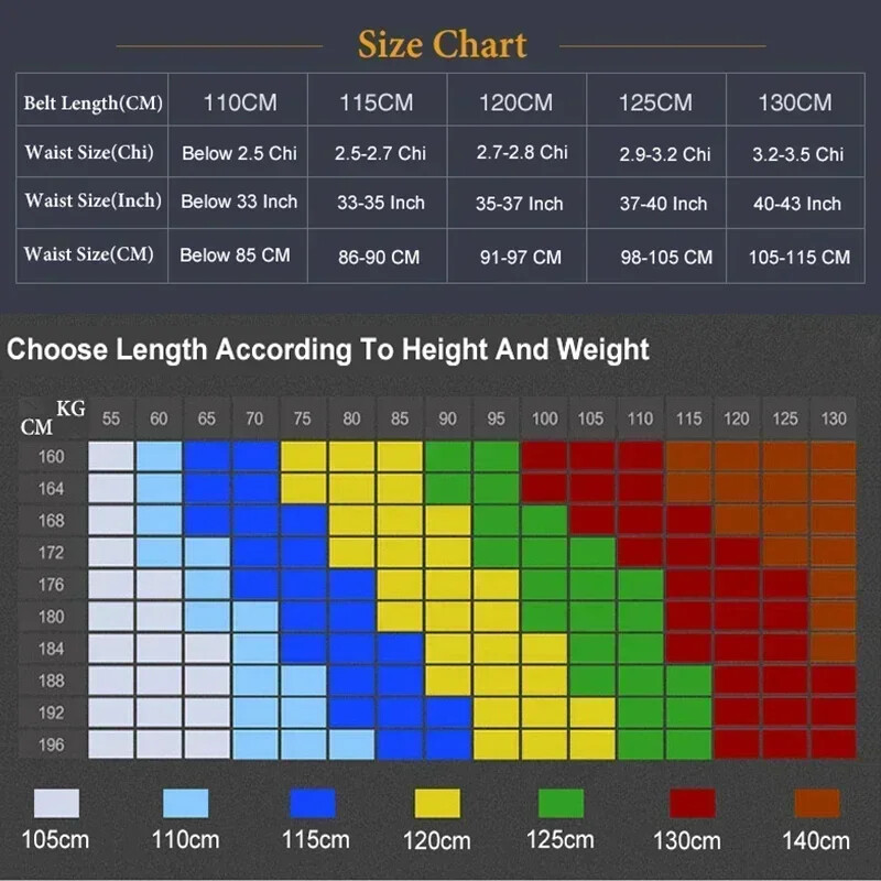 Ανδρικές ζώνες με πόρπη από αληθινό γνήσιο δέρμα υψηλής ποιότητας Μέση για τζιν Plus μέγεθος LONG Large 130 140 150 160 170 cm Ανδρικές ζώνες