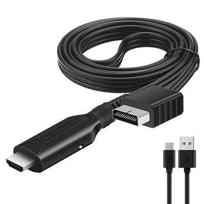 Playstationi jaoks PS2-HDMI-ühilduv muunduri adapteri HD-kaabel PS2-toe jaoks HDMI-ühilduv 1080P 720P väljund