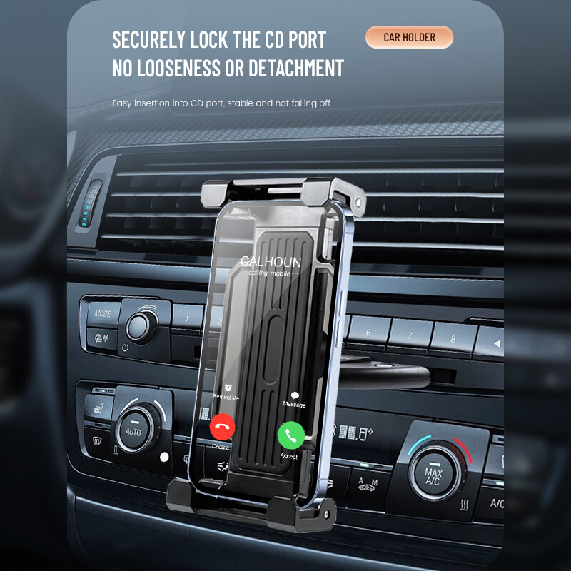 Universalus 4–13 colių planšetinio kompiuterio stovas, automobilinis CD lizdas 360° besisukantis laikiklis skirtas Ipad Pro Air 11 Xiaomi Samsung Huawei Tab Phone GPS