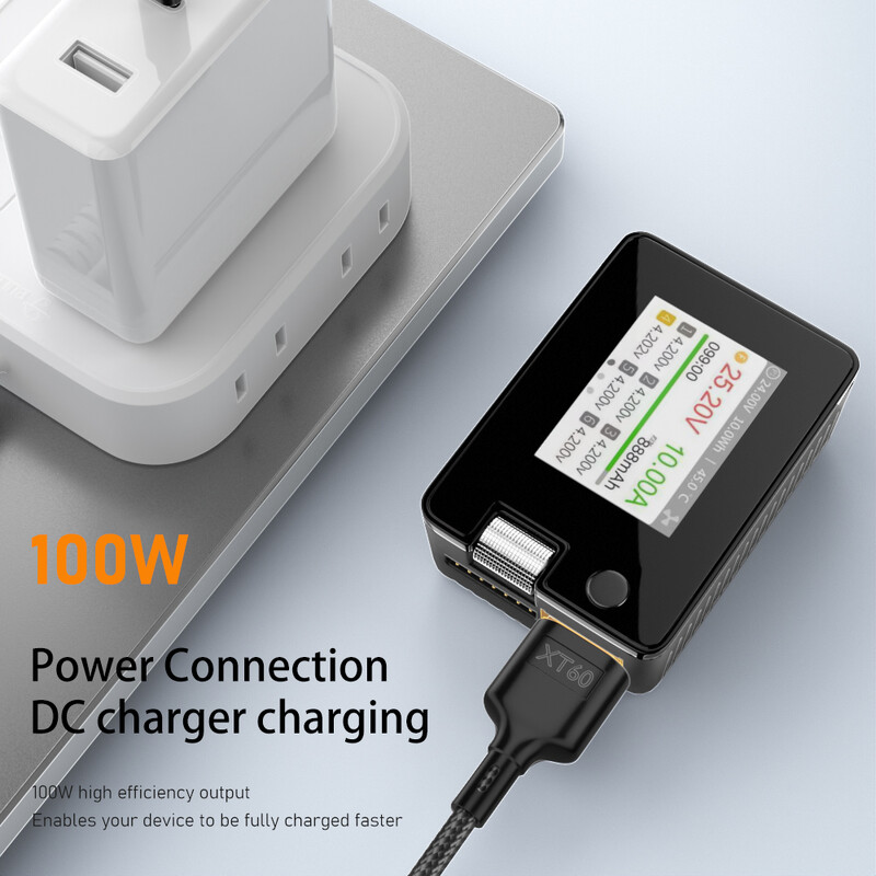 Cablu de încărcare tip C la XT60 pentru Toolkitrc SC100 Cablu USB-C la XT60 PD2.0 100W 20V 5A Linie 50/100CM Cablu de alimentare de încărcare rapidă