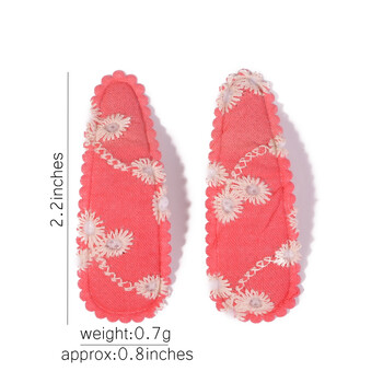 10 τμχ/σετ Κεντήματα εμπριμέ κλιπ μαλλιών για κορίτσια Παιδικές φουρκέτες BB Μπαρέτες χρώματος για γυναίκες Αξεσουάρ μόδας