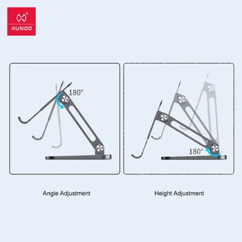 Xundd Tablet Stand για iPhone 14 15 Pro Max Ρυθμιζόμενη αναδιπλούμενη μεταλλική βάση στήριξης για iPad 태블릿 거치대 Υποστήριξη βάσης για tablet