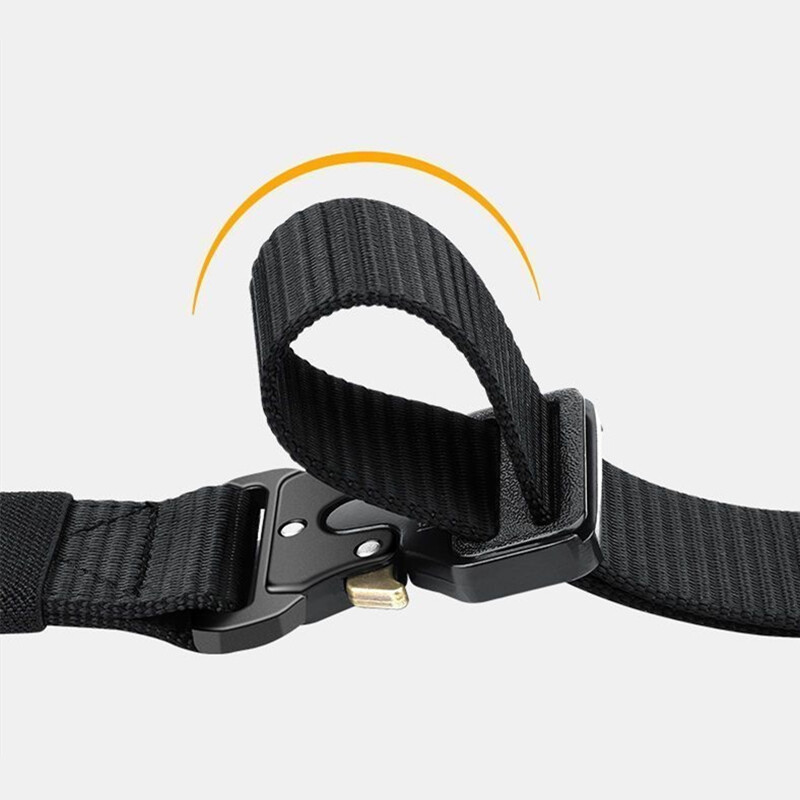 Vyriškas Cobra Tactical lauko nailono greitai atsegamas lydinio sagtis juodas diržas