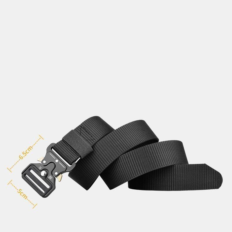 Vyriškas Cobra Tactical lauko nailono greitai atsegamas lydinio sagtis juodas diržas