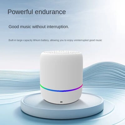 Difuzor Bluetooth fără fir AI Control vocal inteligent Mini difuzor Subwoofer portabil Mini difuzoare subwoofer pentru exterior