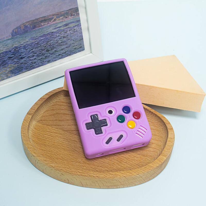 Δέρμα προστασίας σιλικόνης για μαλακή θήκη MIYOO Αντιολισθητικό μανίκι με κορδόνι για κονσόλα παιχνιδιών MIYOO MINI Plus