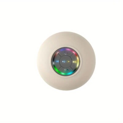 Difuzor Bluetooth, portabil și rezistent la apă cu ventuză, difuzor compact pentru baie