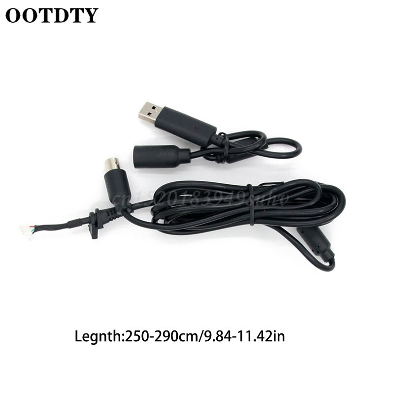 USB 4-pinový kábel + odnímateľný adaptér, náhrada pre káblový ovládač Xbox-360