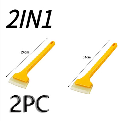 Daugiafunkciniai sniego valymo įrankiai Automobilio langų sniego grandiklis atitirpinimo šepetys ledo kastuvas, priekinio stiklo trafareto valymo valytuvas